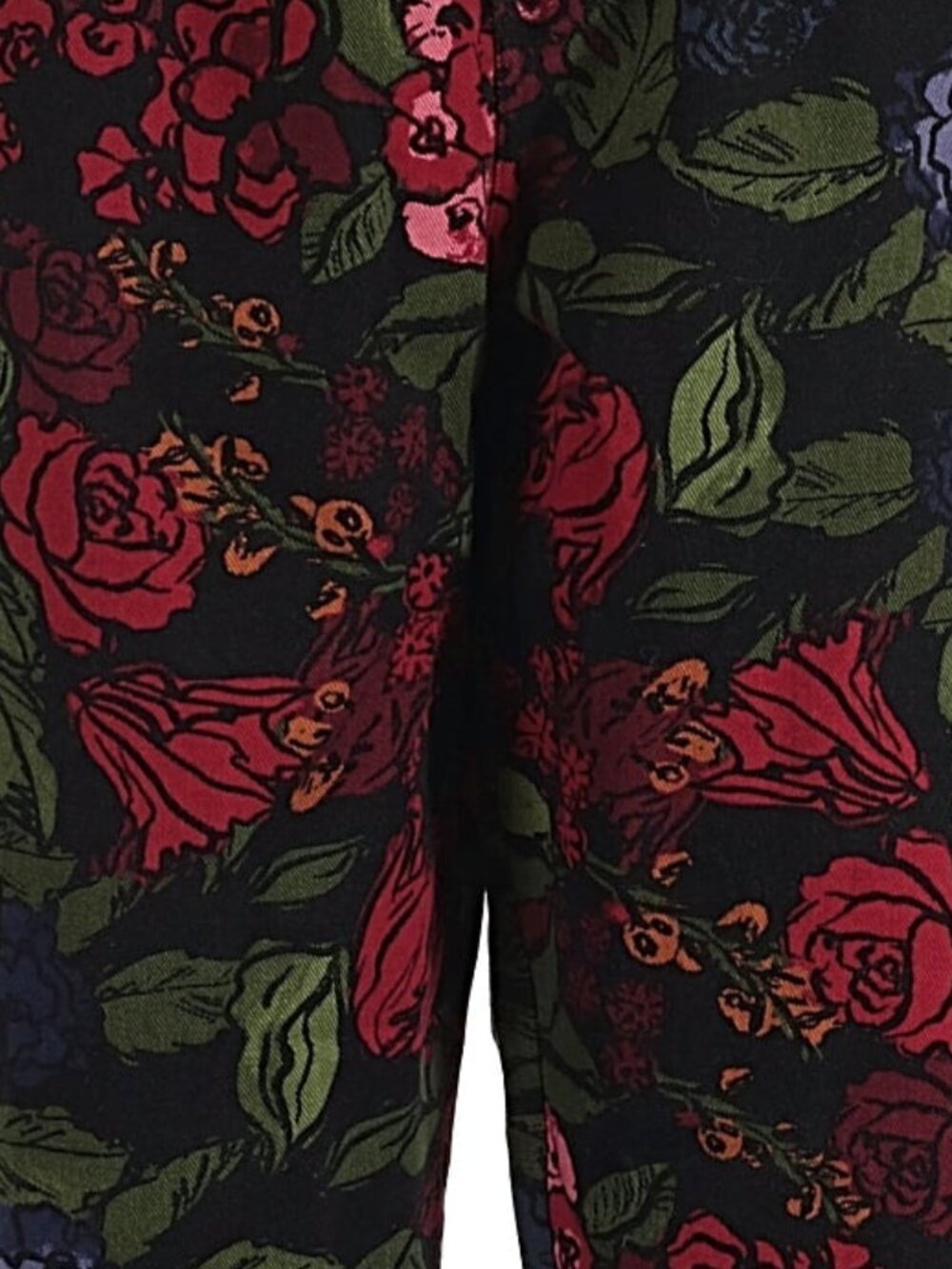 Lucy & Yak Dana Mom Jeans Maria Print W40P / UK 20 Petite EUC Organic Cotton - Picture 4 of 6